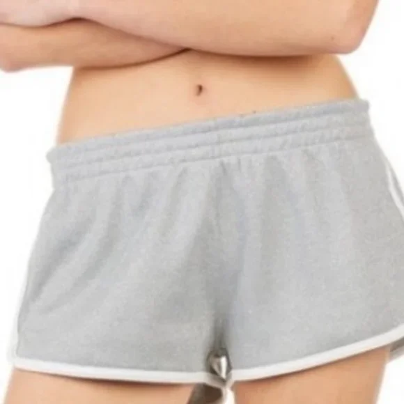 Converse Miley Cyrus Boxy Shorts Silver Grey Glitter Women's Size L 10008667-A02 - Picture 3 of 6